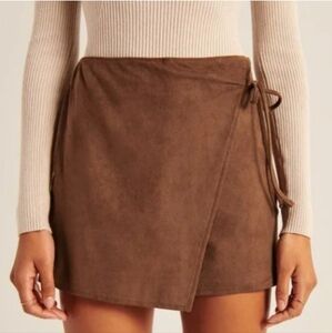 Abercrombie & Fitch Brown Mini Skirt